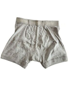 Calvin Klein Gray Heather Cotton Boxer Briefs Size S